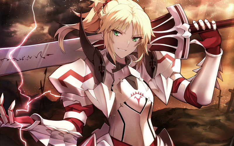 Fate Series, creativity, Mordred (Fate/Apocrypha), human representation, Saber of Red (Fate/Apocrypha), art and craft, illuminated, swimwear, pattern, representation