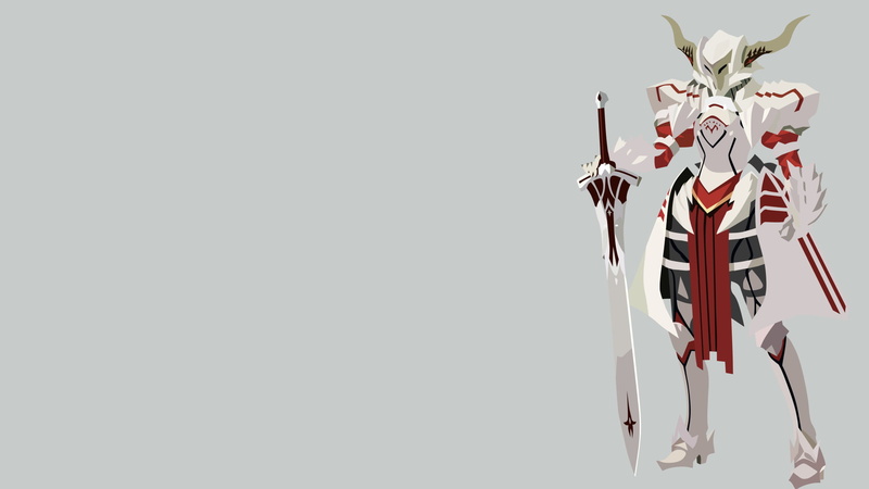 Fate/Apocrypha, 1080P, Minimalist, Fate Series, Saber of Red (Fate/Apocrypha), Mordred (Fate/Apocrypha)