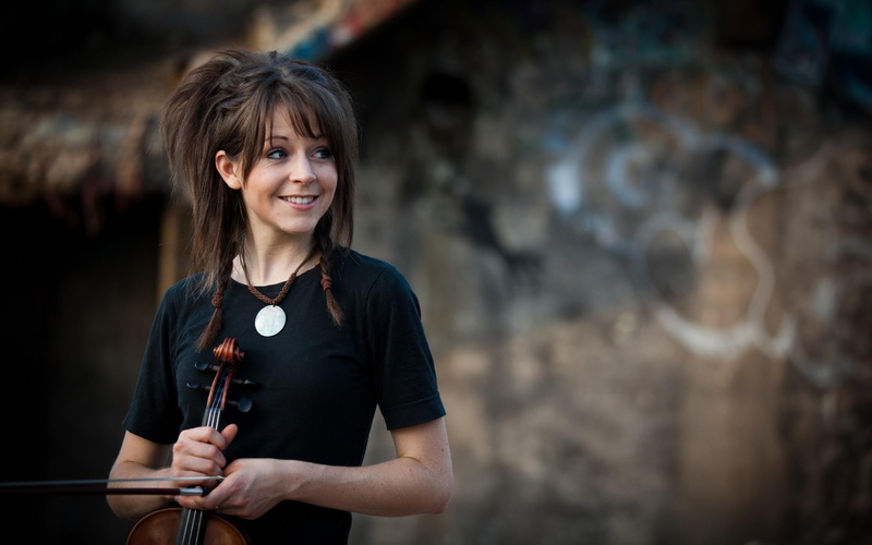 women, stirling, lindsey, s, 2K, 2560x1600, lindsey stirling, shirt, celebrities, black