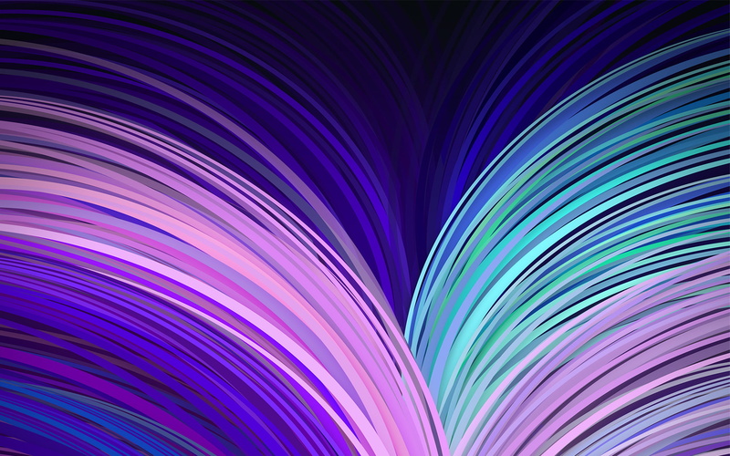 pink, 3d, 1080P, green, string, flow, illustration, neon, abstract, hd
