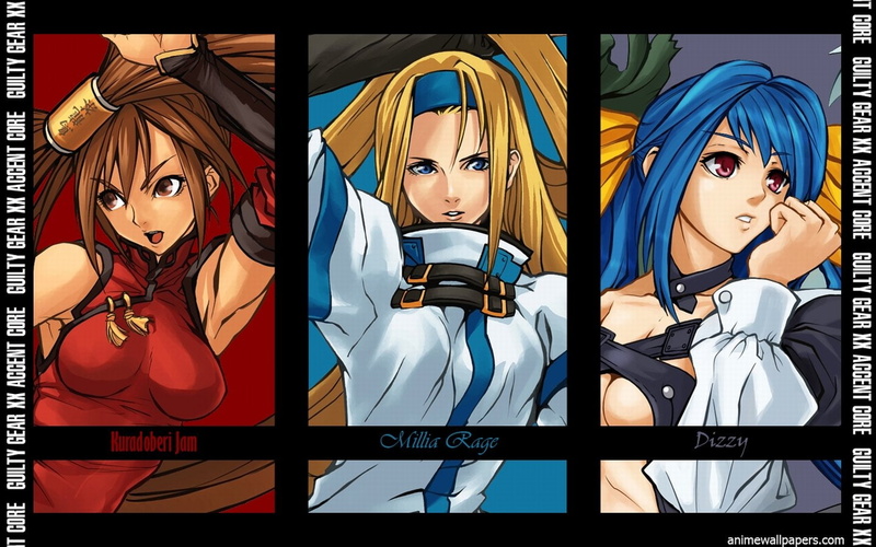 jam, 720P, dizzy, kuradoberi, gear, rage, gillespie, millia, guilty
