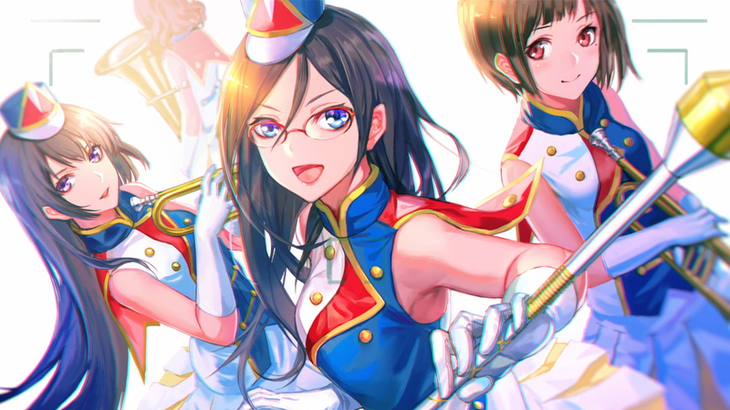 Kumiko Oumae, Kaori Nakaseko, Sound! Euphonium, 1080P, Reina Kousaka, Asuka Tanaka, Anime
