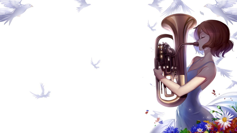 Kumiko Oumae, Anime, Sound! Euphonium, 1080P