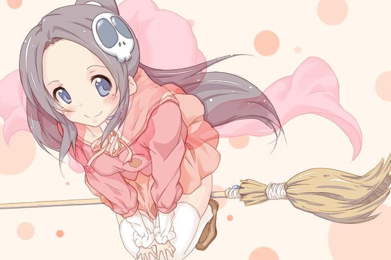 human representation, brunette, fashion, holding, purple, The World Only God Knows, hairstyle, studio shot, creativity, anime, smiling, anime girls, still life