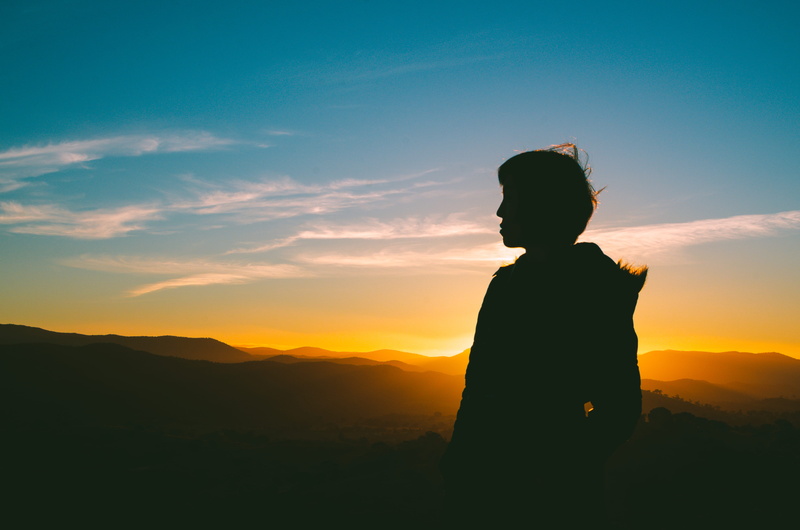 nature, mist, 4K, sun, mountain, happiness, child, red, person, people, haze, outdoors, hiking, landscape, praying, men, boys, freedom, beauty In Nature