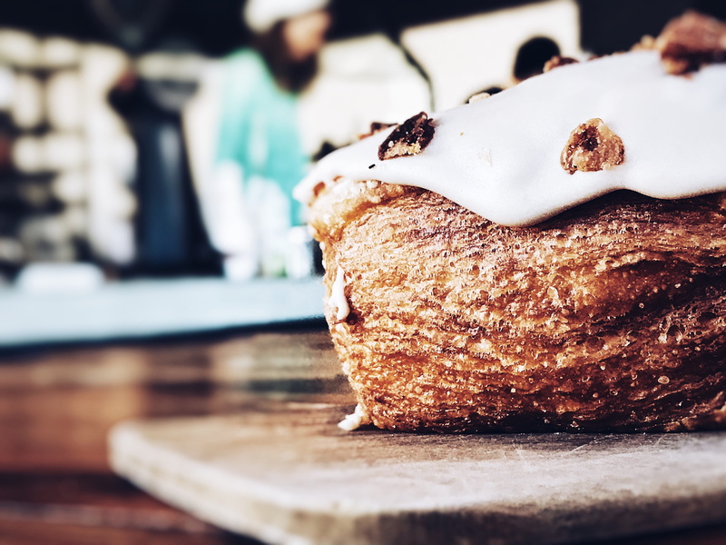 unhealthy eating, devout coffee, bakery, temptation, coffee, 4K, no people, cake, freshness, serving size, focus on foreground, indulgence, bacon, doughnut