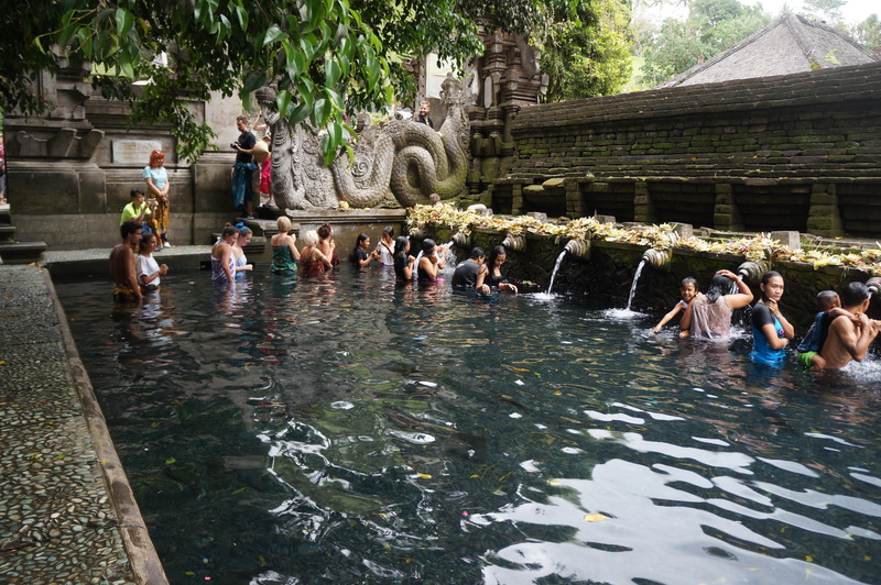 belief, people, sculpture, tourism, tourist, baptism, temple - Building, architecture, real people, famous Place, pond, water, built structure, representation