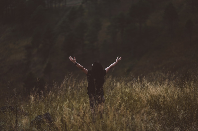 cheerful, human arm, freedom, relaxation, sky, shirt, t, adult, achievement, males, happiness, man, enjoyment, young Adult, religion, hiking, mountain