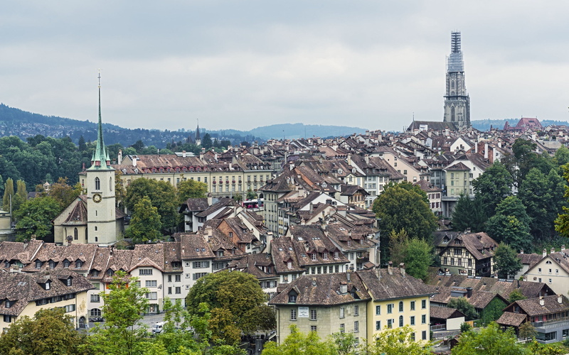 townscape, building exterior, switzerland, city, beautiful, religion, tourism, beautyful, white, tree, Cityscapes, outdoors, travel, residential district