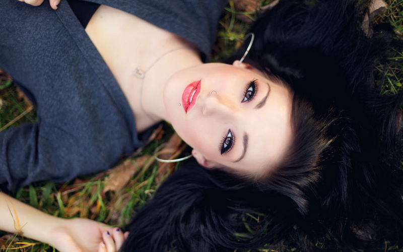samantha, eyes, face, woman, erdal, brunette, girl, beautyful, 720P, brown