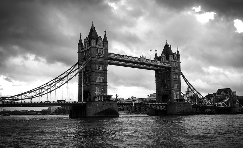 travel destinations, black And White, tower Bridge, thames River, famous square, cloud - sky, london - England, famous Place, england, architecture, history