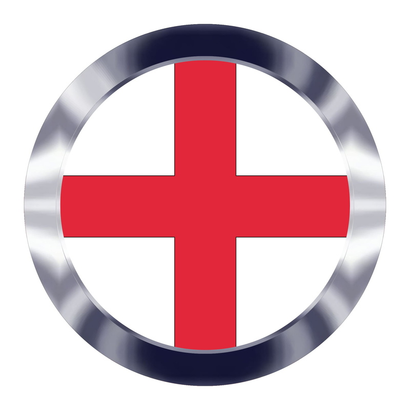 symbol, st george, white background, metal, indoors, cut out, studio shot, sign, england, flag, shiny, black color, geometric shape, cross shape, no people