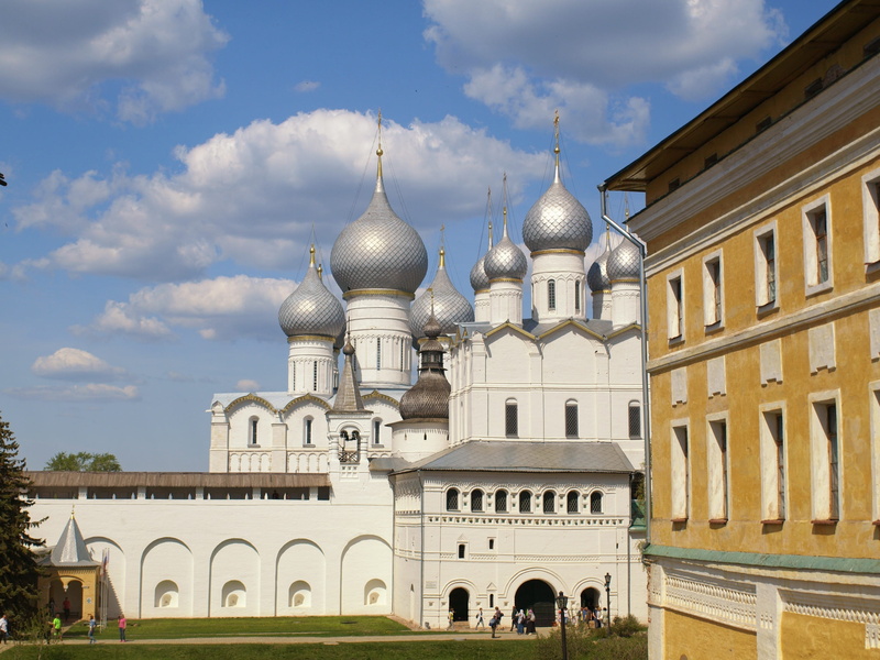 Rostov, city, built structure, great, window, sky, place of worship, architectural column, travel destinations, christianity, spire, tourism, dome, building