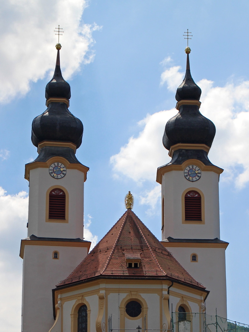 tower, outdoors, steeple, christianity, cross, low angle view, 2K, onion dome, belief, no people, bavaria, building, day, building exterior, nature, great