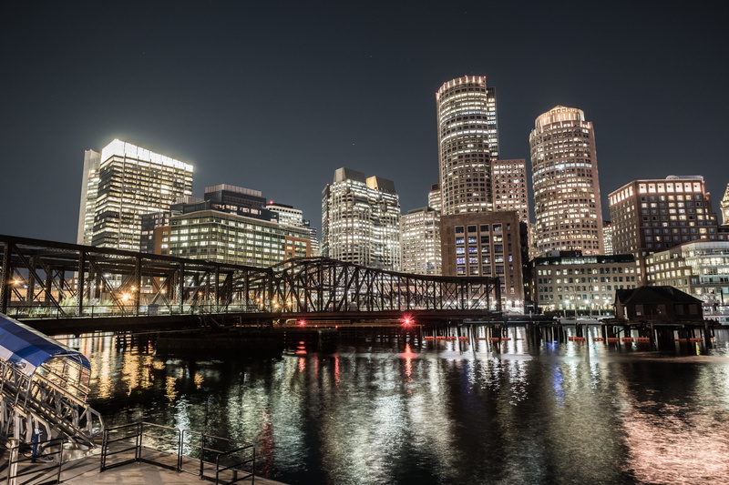 charles, long, office building exterior, tall - high, water, lights, river, cityscape, skyscrapers, urban, building, modern, downtown, built structure