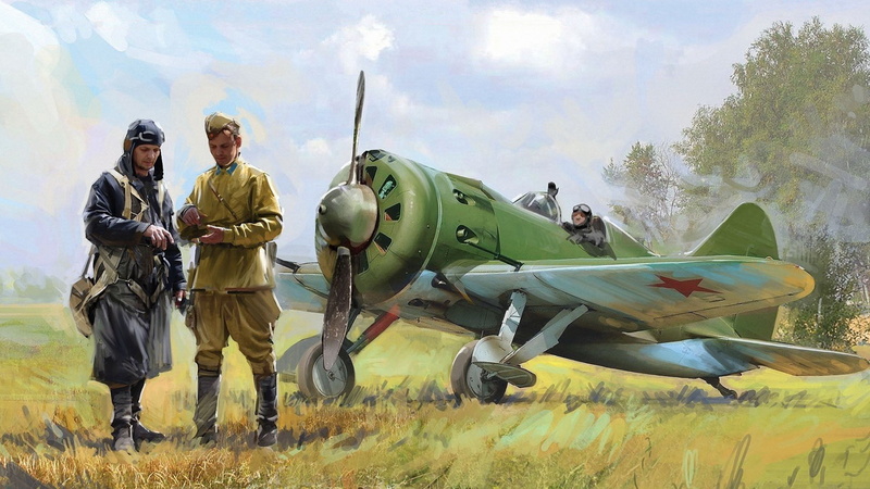 USSR, pilots, 1080P, -16, Air Force of the red army