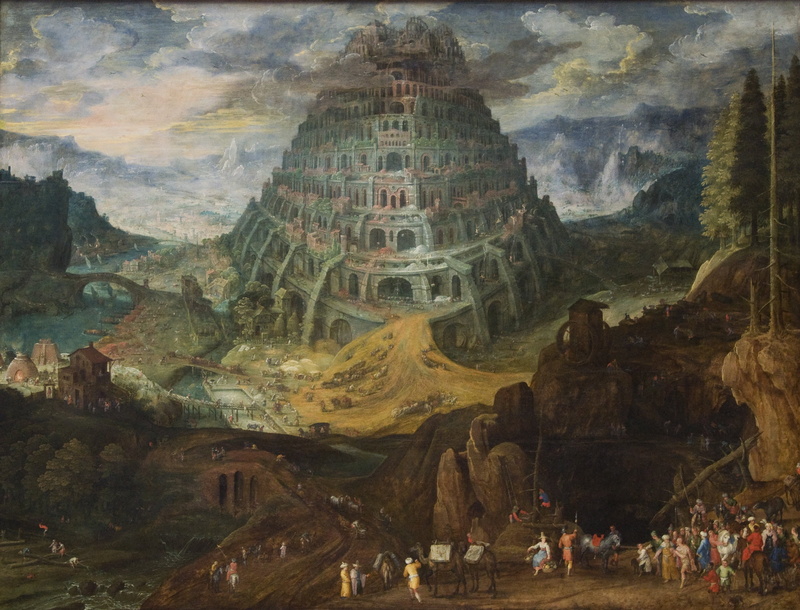 The tower of Babel, Tobias Verhaecht, Jan Brueghel, 2K