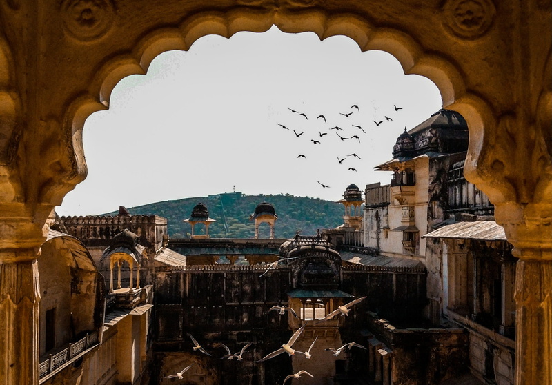ancient, architecture, water, nature, building, bundi, history, kota, sky, animal themes, outdoors, street, church, rajasthan, vertebrate, fort, animal