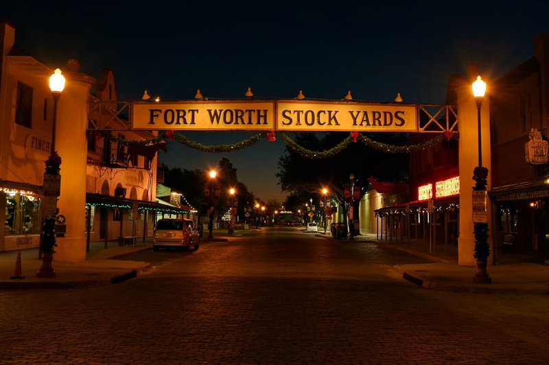1080P, transportation, sunrise, sign, stock, illuminated, street, architecture, built structure, neon, fort worth stock yards, nightlife, building exterior