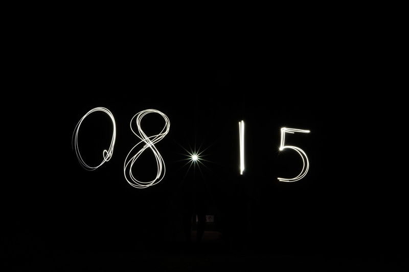 light painting, light, 15th, sign, no people, long exposure, light - natural phenomenon, copy space, number, western script, glowing, message, lighting equipment