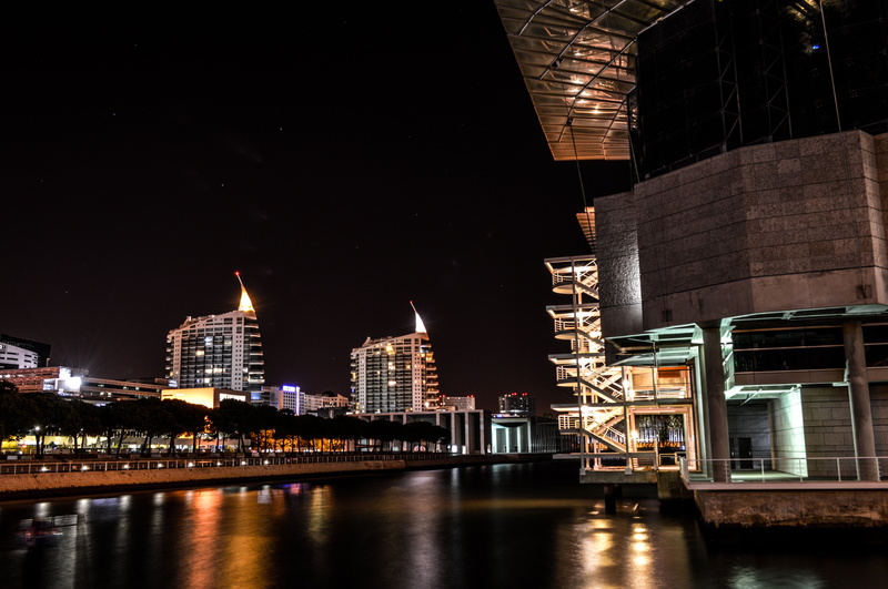 skyscraper, building exterior, nations, outdoors, office, tejo, tourism, financial district, light, night out, bridge, photography, leisure, illuminated