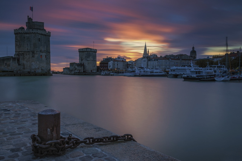 France, the evening, 2K, La Rochelle