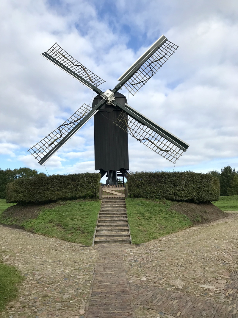 city, bourtange, renewable energy, wind turbine, 1742, rural scene, grass, netherlands, no people, historic, restored, groningen, windmill, wind power