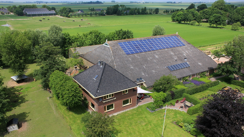 sustainable resources, high angle view, environmental conservation, view, relaxation, farm, building exterior, solar energy, residential district, solar panel