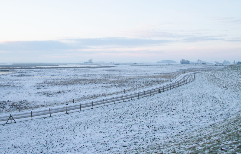 cloud - sky, field, snow, tranquil scene, covering, winter, 4K, barrier, tranquility, scenics - nature, sky, groningen, landscape, environment, white color