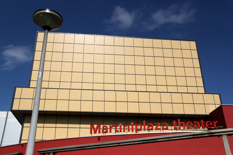 built structure, no people, groningen, sign, building exterior, cloud - sky, lighting equipment, 4K, martini plaza theater, sky, communication, modern