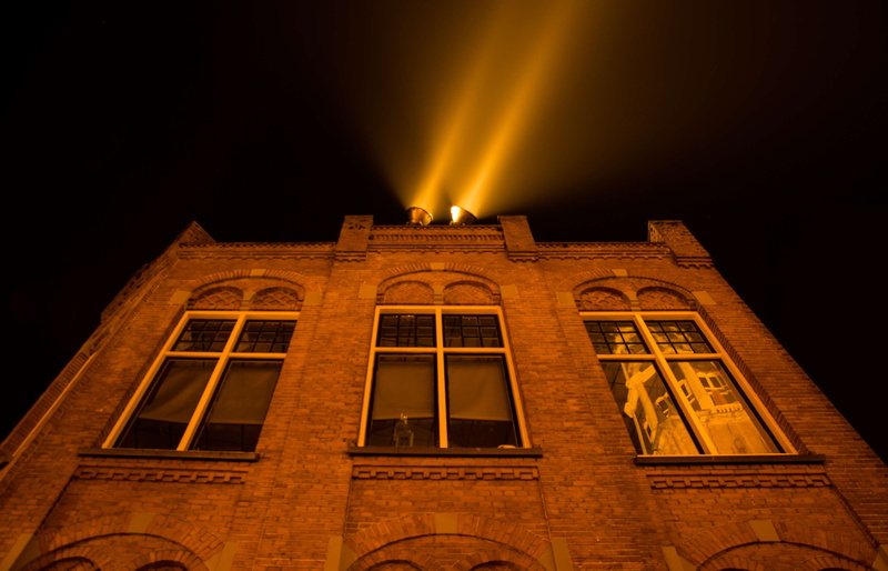 place of worship, groningen, 4K, illuminated, light, sky, public domain images, low angle view, built structure, building, history, nature, architecture