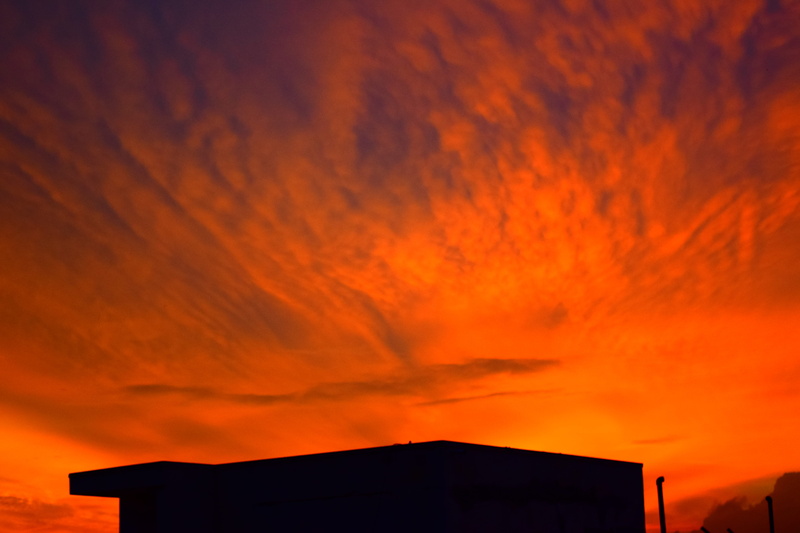 india, red, dramatic sky, sunset, power in nature, hyderabad, heat - temperature, architecture, built structure, building, outdoors, sky, orange color
