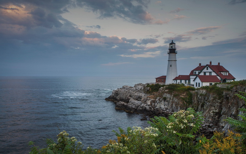 elizabeth, lighthouse, 2K, sea, landscape, cape