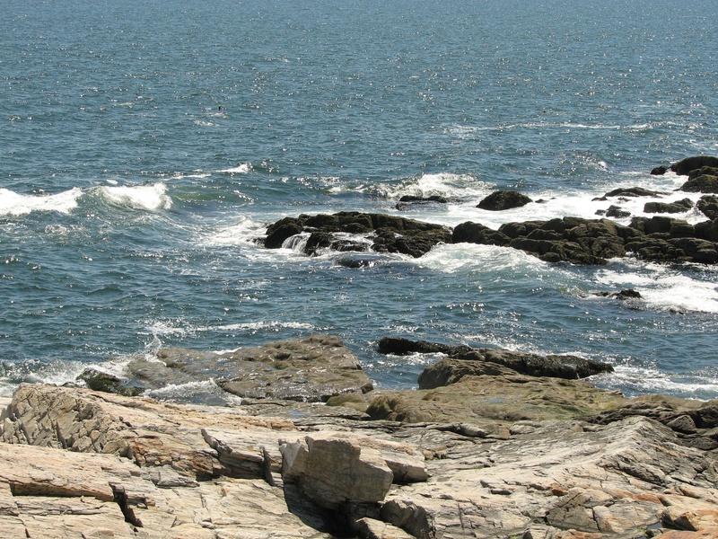 scenics - nature, tranquil scene, bay, seascape, maine, rock formation, tranquility, rock - object, coast, solid, no people, rock, scenic, portland, sea