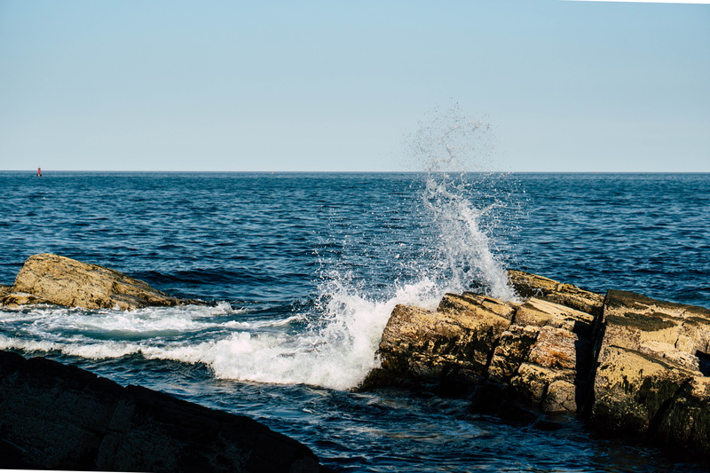 horizon, splash, power in nature, aquatic sport, power, unsplash, water, wave, maine, outdoors, motion, sea, new england, rock, scenics - nature, nautical