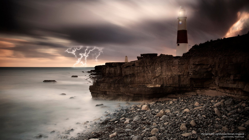2K, dorset, Architecture, england, bill, portland, lighthouse