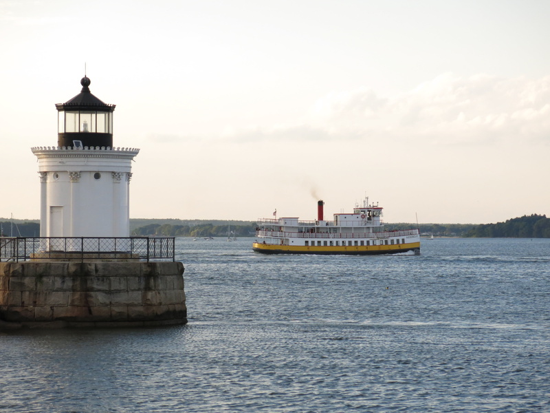 sea, transportation, portland, beacon, built structure, cruise ship, ferry, waterfront, building, nautical Vessel, no people, nature, water, building exterior