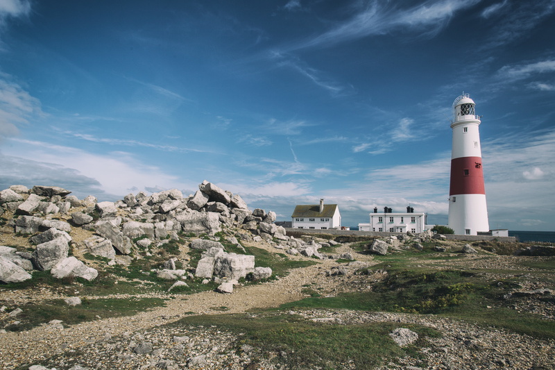 Portland, England, Lighthouse, Dorset, 4K, Jurassic Coast, Bill