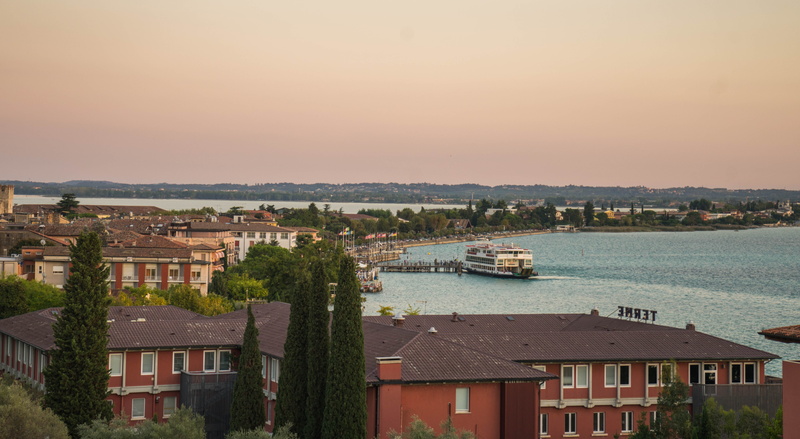 lombardy, tourism, travel destinations, 5K, house, town, water, transportation, city, nature, sea, building, no people, residential district, high angle view