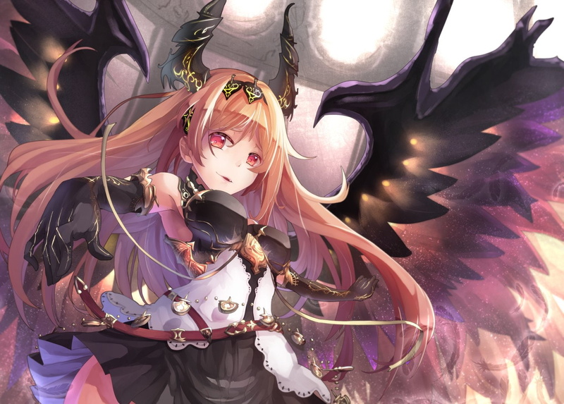 Rage of Bahamut, Girl, Shingeki no Bahamut, Video Game, Warrior, 720P, Angel, Dark Angel Olivia
