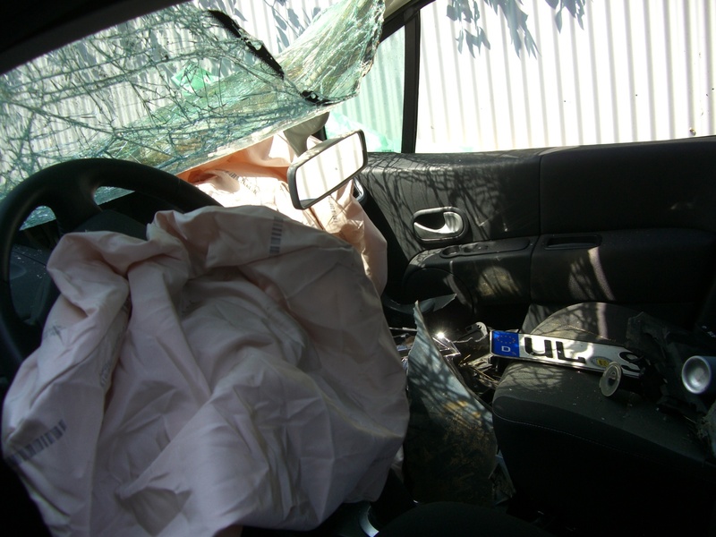 accident, car, no people, motor vehicle, sunlight, relaxation, day, furniture, clothing, auto, window, indoors, bag, drivers seat, vehicle interior, airbag