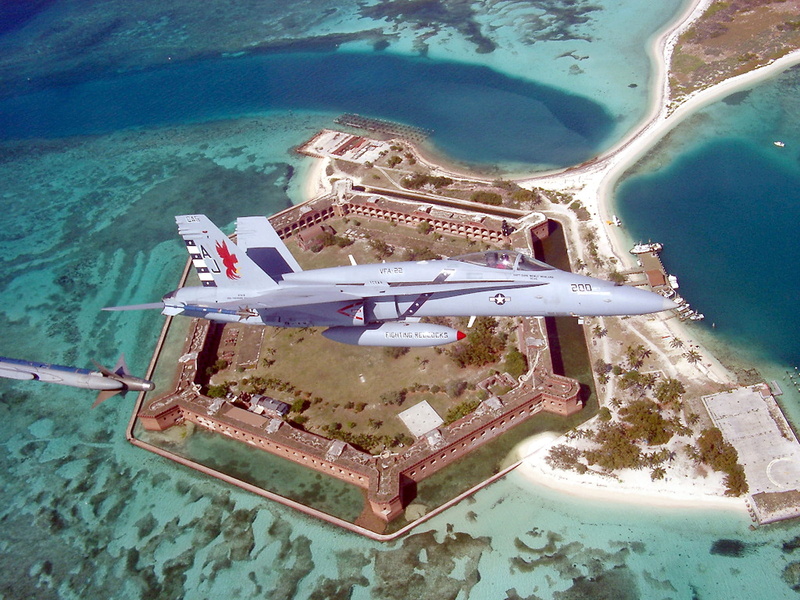 landscape, military, mid-Air, airplane, transportation, day, old, water, scenics, Florida, florida, swimming pool, outside, sky, coastline, summer, nautical vessel