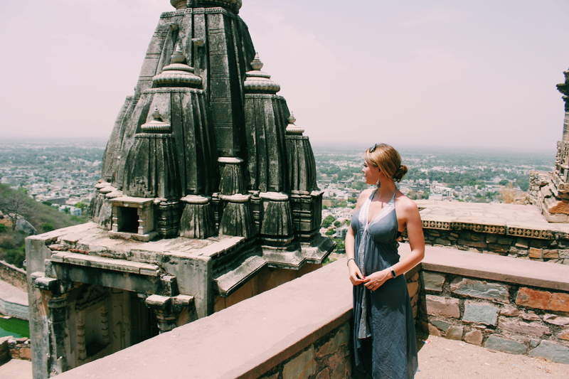 traveling, travel, water, railing, casual clothing, day, 5K, lifestyles, sky, architecture, one person, real people, chittorgarh, outdoors, beauty in nature