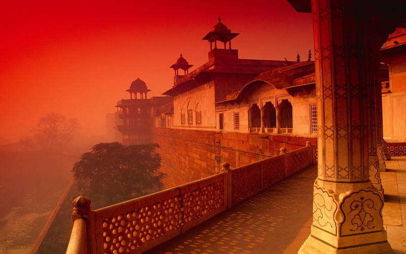 Buildings, India, Architecture, 1080P, Agra Fort, Building