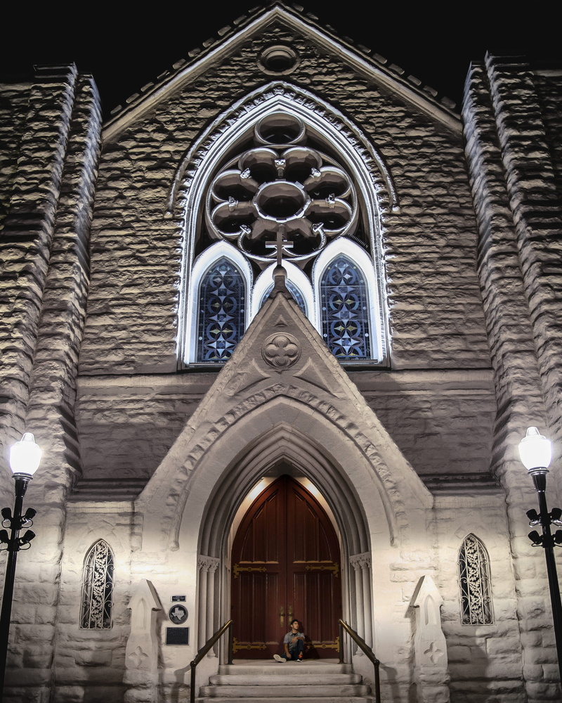 belief, religion, art and craft, window, united states, architecture, rose window, history, building, built structure, no people, spirituality, arch, low angle view