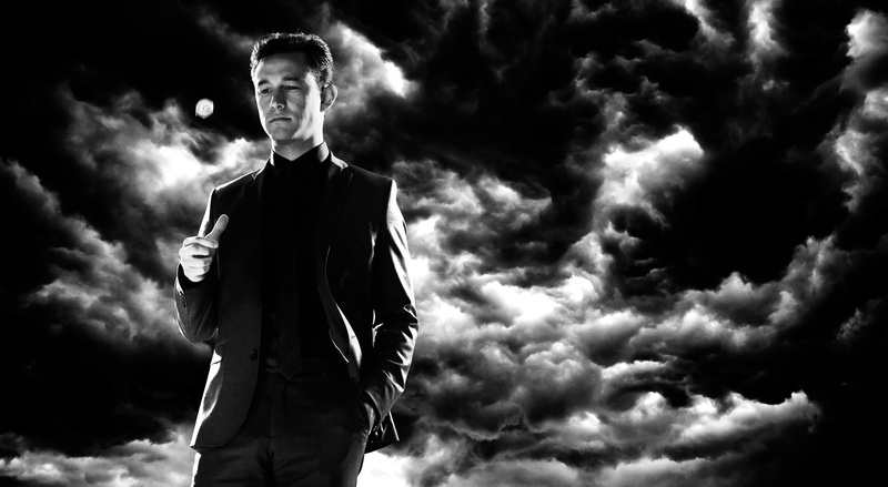 cloud - sky, standing, men, aggression, portrait, males, sunlight, Woman, front view, Sin City:A Dame to Kill For, Joseph Gordon-Levitt, young adult, young men