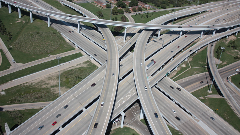 transportation, freeway, motor vehicle, 4K, car, connection, traffic, vehicle, aerial photography, overpass, land vehicle, architecture, bridge, mode of transportation