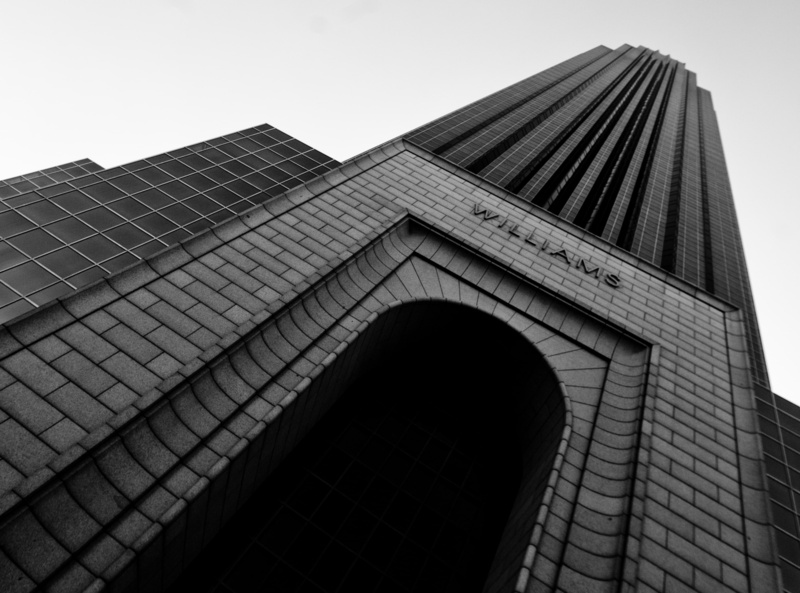 nature, Texas, outdoors, United States of America, brick, Black and White, Williams Tower, building, Houston, brick wall, built structure, John Burgee