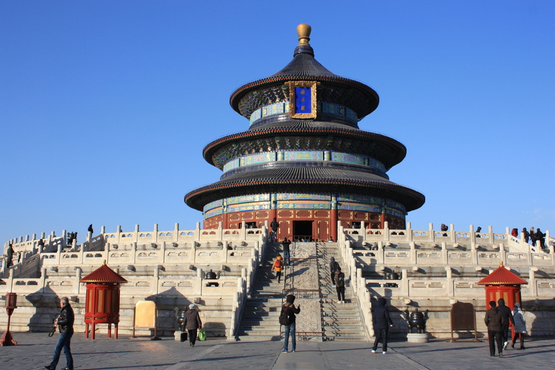 crowd, china, standing, sky, beijing, history, the past, built structure, travel, tourism, 4K, travel destinations, building exterior, blue, nature, architecture