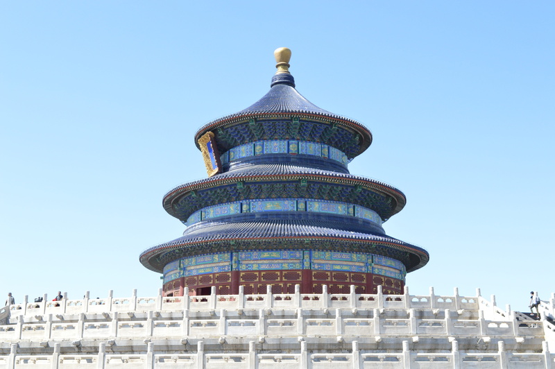 asia, clear sky, temple of heaven, the past, belief, built structure, building, temple, building exterior, places of interest, tourism, city, ancient civilization